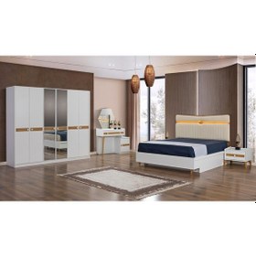 Resim Dardason İpek Aynalı Dolap Yatak Odası Takımı 