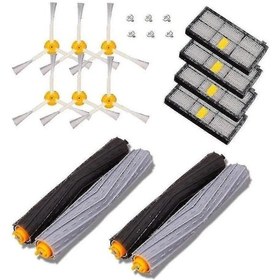Resim Fırça Değiştirme Kiti Yedek Parçaları Irobot Roomba Serisi 800, 860, 870, 880, 890 Ve 900, 960, 980 İle Uyumlu - 14 Adetlik Paket S202412271408 