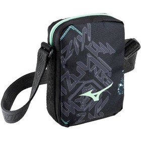 Resim Pouch Waso Unisex Çanta Siyah / Yeşil Çok Renkli 