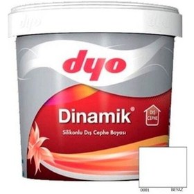 Resim Dyo Dinamik Dış Cephe Boyası 2,5 Lt Beyaz 0001 2.5 L 
