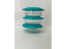 Resim Tupperware Kristalin Mavi Kase 3'lü 275 ml 