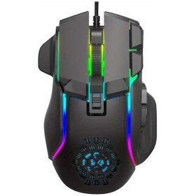 Resim Besthome1 Hxsj S700 10 Tuşlu Kablolu Gaming Fare, 13 Rgb Aydınlatma, 125-1000hz Hz Ayarlanabilir S700 
