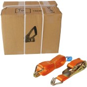 Resim Safeset Sg-27 1 Koli 50 Takım 25MM 1 Inç Spanzet 4 mt 800 kg 6mm Çift J Kanca Yük Gerdirme 