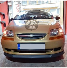 Resim Chevrolet Aveo 2006-2010 Uyumlu H Lip Esnek Ön Lip 2 Parça Karlık Ön Ek Tampon Altı Dil 