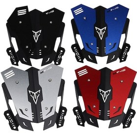 Resim Dinosaurs Siyah Yamaha Mt15 Mt-15 Motosiklet Modifikasyonu İçin Uygundur Enstrüman Kılıfı Ön Cam Kaput Gözlük Dekoratif Kapak Gosterildigi Gibi 