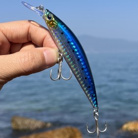 Resim 1 Minnow Sert Yem, ABS Malzeme, Karışık Renk, Babalar Günü Hediyesi için 
