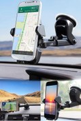 Resim Utelips Vantuzlu Cam & Torpido Takılan Telefon Tutacağı Sabit Duran Konforlu Telefon Standı Tutacak Aparatı 