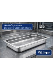 Resim Net Çelik NET ÇELİK Gastronom Küvet 1/1-65 9 Litre 