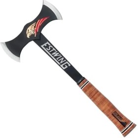 Resim Storemax , Edba Eagle Çift Kesme Kenarlı Balta, Deri Saplı. 