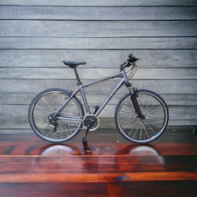 Resim Carraro Sportive 220 Jant Gezi Bisikleti Shimano 21 Vites Antrasit Mavi 51 Kadro 