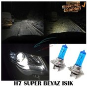 Resim H7 Beyaz Işık Far Ampulü 12V 100W 