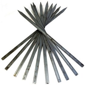 Resim Adana Kebap Şişi Urfa Şişi Silme Demir 5 Adet Genişlik 2 Cm 3 Mm 