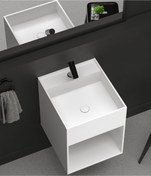 Resim CORİAN AKRİLİK Banyo Dolabı 