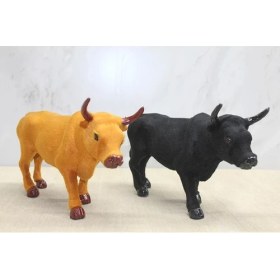 Resim Tüylü Boğa Figürü ALK3059 