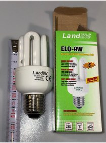 Resim Landlite 9W TASARRUFLU AMPUL SARI IŞIK E27 DUY 