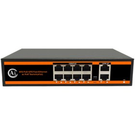 Resim NOVACOM Nd1p802alf-8*10/100m Bit Ports 2*10/100m Uplink Port Watchdog Poe Switch 