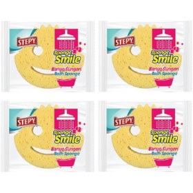 Resim STEPY Smile Banyo Süngeri x 4 Paket 