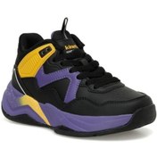 Resim Astero J 3pr Siyah Erkek Çocuk Basketbol Ayakkabısı Mor - Siyah 