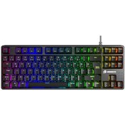 Resim Gamebooster G23b Enigma Tkl Rainbow Aydınlatmalı Red Switch Mekanik Siyah Oyun Klavyesi 