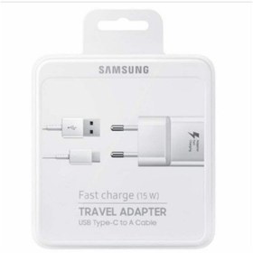 Resim Samsung Hızlı Şarj Cihazı + Usb Type-C Kablo Beyaz-Note 4 