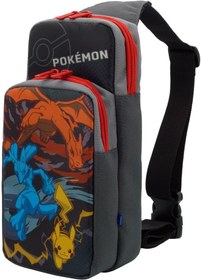 Resim HORI Nintendo Switch Adventure Pack (Charizard, Lucario, & Pikachu) Travel Bag (Pokémon) - Officially Licensed 