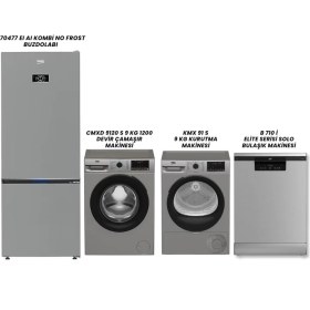 Resim Beko 670477 EI BUZDOLABI - CMXD 9120 S ÇAMAŞIR - KMX 91 S KURUTMA - B 710 I 