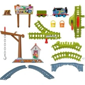 Resim Thomas & Pille Çalışan Thomas ve Troublesome Truck ile Thomas ve Arkadaşları Boya Teslimatı Motorlu Tren Seti, 3 Yaş Üstü Çocuklar Için, HTN34 