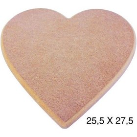 Resim Ahşap Kalpli Pano 27,5X25,5Cm Pa218 