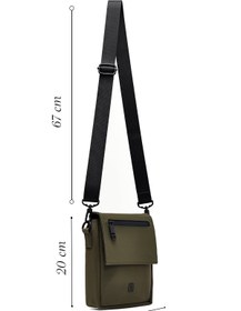 Resim Erkek Haki Mini Postacı Çantası - Yeşil / 00 