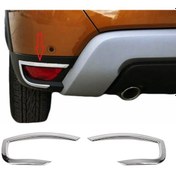 Resim Dacia Duster Krom Arka Reflektör Çerçeve 2 Prç P.çelik 2018 Üzeri 