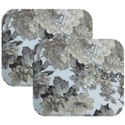 Resim Knsz oturma minderi 2 li zengin&mağrur&uslu çiçek gri kumaş tel bar sandalyesi için 