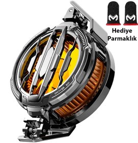 Resim Memo Cx-07 Manyetic Telefon Soğutucu Fan Gaming Magnetic Cooler Fan 