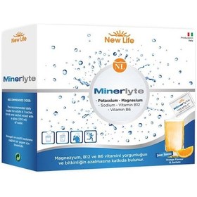 Resim New Life Minerlyte Pottasium Magnesium B12 B6 Saşe 12'li 