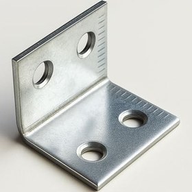 Resim Metal L Demiri 30x20x20 mm Kalın Köşebent (25 Adet) Raf Dolap Köşe Bağlantı Mobilya Sabitleme Seti 