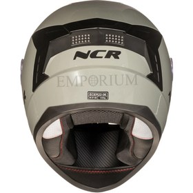 Resim NCR Rapid Siyah Camlı Kapalı Kask (Ece Belgeli) Uyumlu 