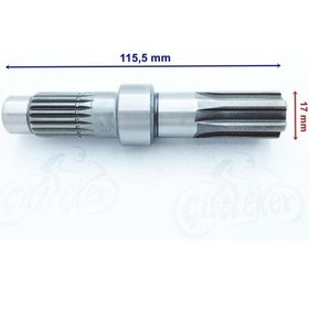 Resim Atv Scooter Şanzıman Çıkış Mili Cg Uyumlu 115,5 Mm 6 Kanallı Öm 