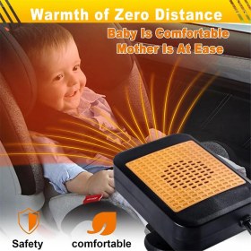 Resim Solar Sanc Araba Isıtıcı 12V 200W Taşınabilir Araba Isıtıcı Ön Cam Buğu Giderici Buz Çözücü (Yurt Dışından) 