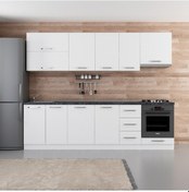 Resim Minar 275 Cm Mutfak Dolabı Beyaz 275-B5 Beyaz 