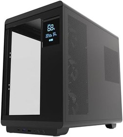 Resim HC710 850W 80+ Bronze ARGB Akvaryum ATX Mid Tower Siyah Gaming Kasa 