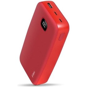 Resim Ttec Chargeup Lcd 20.000mah Taşınabilir Hızlı Şarj Aleti 2BB213GK / Powerbank Kırmızı 