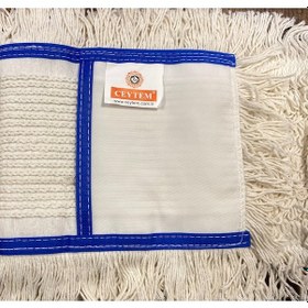 Resim Ceytem Zincir Dikiş Nemli Mop Mavi Biyeli 50 CM 
