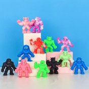 Resim 10 Adet Canlı Renkli Esnek Canavar Squishy Oyuncaklar - Karışık Renkler, Rahatlama için Kas Geliştirici Tasarım | Doğum Günü Hediyeleri, Parti İkramları, Sınıf Ödülleri & Hediye Çantaları İçin İdeal 