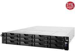 Resim Asustor AS6512RD Intel C3538 8GB RAM 12 Yuvalı Nas Depolama Ünitesi 90IX01M0-BW3S00 