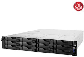 Resim Asustor AS6512RD Intel C3538 8GB RAM 12 Yuvalı Nas Depolama Ünitesi 90IX01M0-BW3S00 
