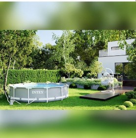 Resim İntex 26702 305x76cm Premium Prefabrik Havuz Seti 220v Filtreli 