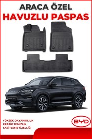 Resim ko kaliteoto Byd Seal-U Ev 2024 Model Araca Özel Siyah Paspas Takımı 