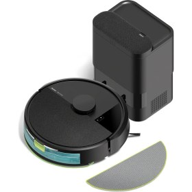 Resim iRobot Roomba 105 Combo AutoEmpty Robot Süpürge ve Paspas (Siyah) 