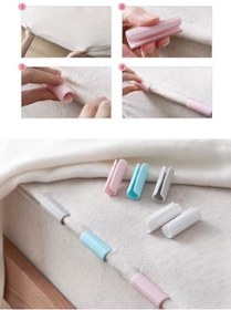 Resim RoseRoi 12 Adet Klips Çok Amaçlı Torba Klipsi Çarşaf Tutucu Sabitleyici Organizer 