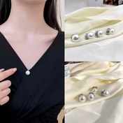 Resim 10 Adet Kadınlar İçin Sahte Göğüs Düğmeleri - Görünmez Dikişsiz Bluz ve Üst Bağlama, Şık Tasarımla Gardırop Sorunlarını Önler, 10 Adet Dekoratif Kıyafet Tokası, Giysi Aksesuarları, Zarif Dokunuş, Dayanıklı Bağlantı Elemanları 