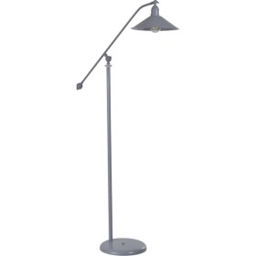 Resim Moka Gri Lambader Metal Başlıklı 